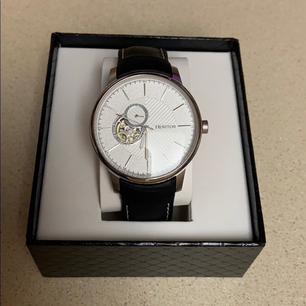 Heritor landon seiko automatic luxury watch